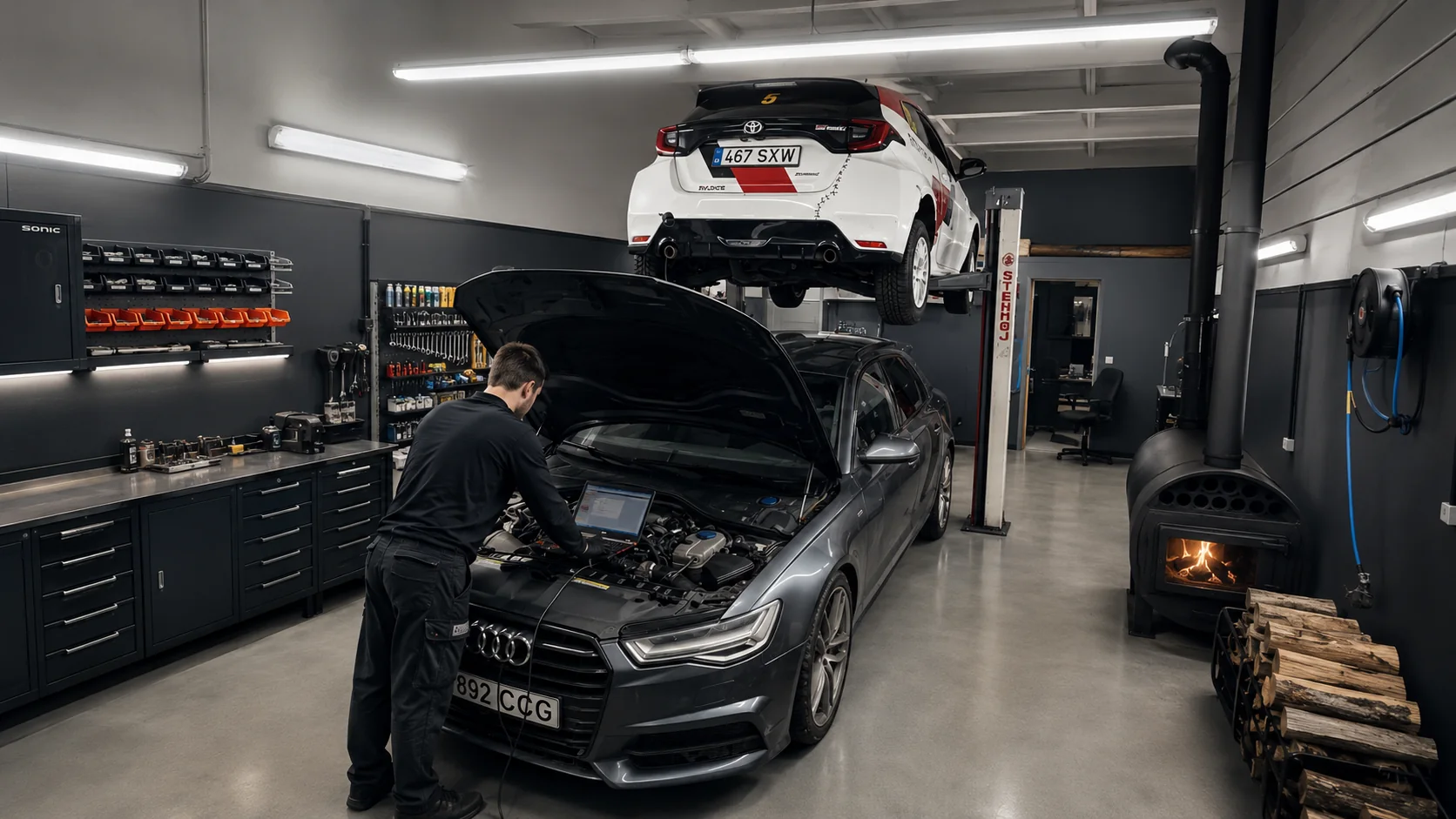 Diagnostika ja täpne töö Autoremosa töökojas